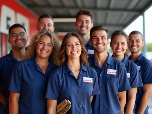 Friendly team members at Nemo's Express Car Wash